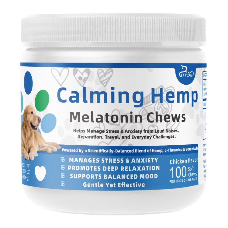 Nutritional Natural Ingredients Multi Stage Pet Calming Chews Aid Sleep Soothe Emotions Meet Nutritional Needs