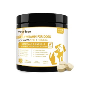 15 in 1 Multivitamins Tablets for Dogs Skin and Coat Health