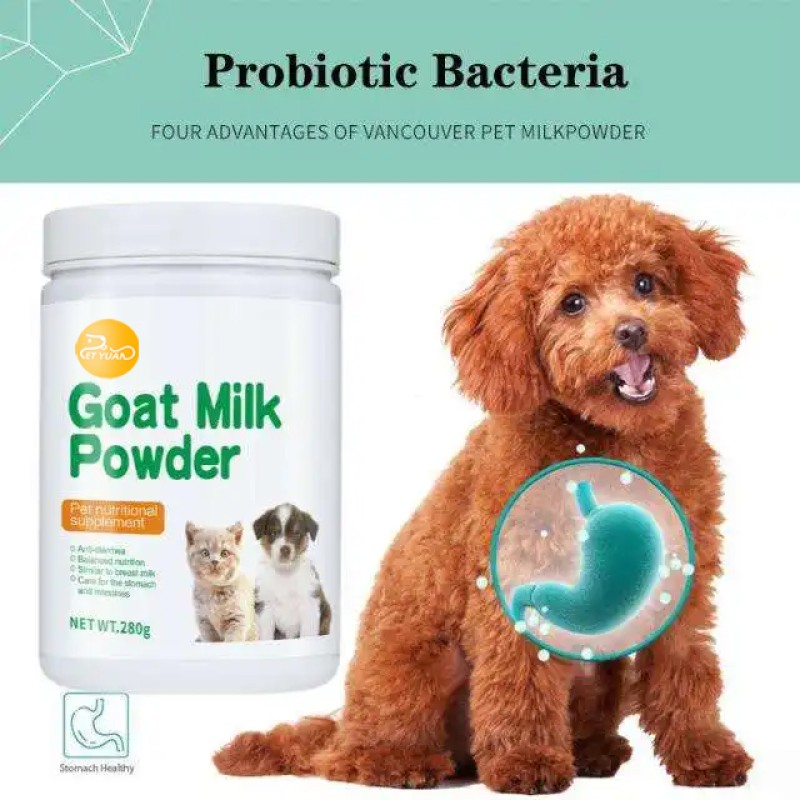 Wholesale Health Care Supplements for Dogs Cats Anti-Diarrhea Pet Goat Milk Powder in Bottles Balanced Nutrition Food Additives