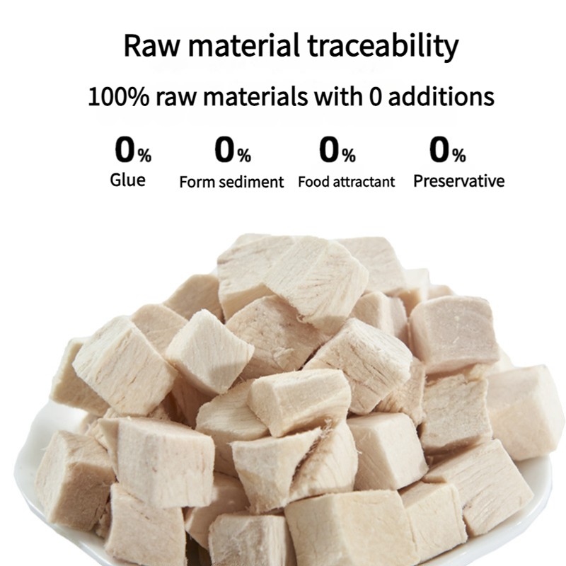 Pet Yuan Hot selling Lyophilized pet food for cats dogs and dogs snacks Dog's freeze-dried chicken