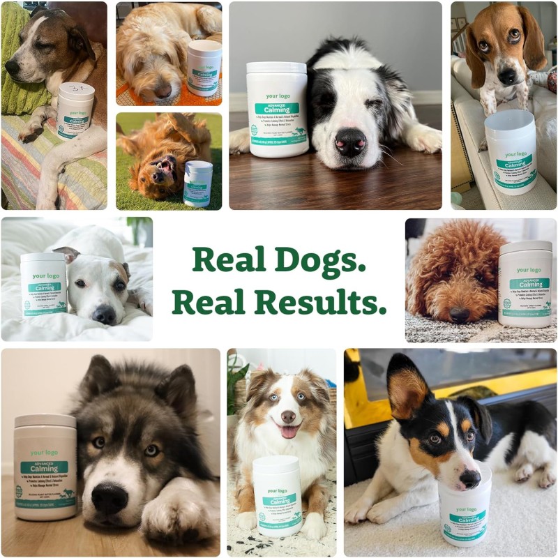 Natural Ingredient Pet Health Calming Soft Chew Tablets Help Dogs Relieve Separation Anxiety Cope with Environmental Changes