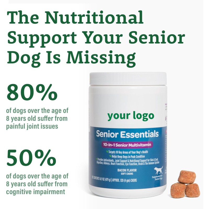 Pet Nutritional Supplements Multivitamin Tablet Vitamin Supplements for Cats Dogs