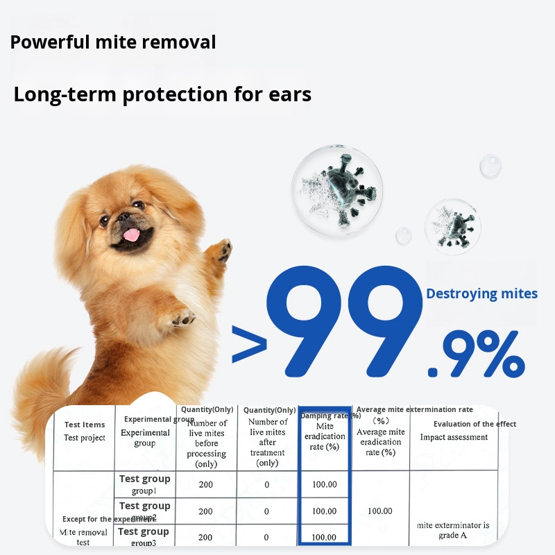 PetBe Special Ear Drops for Cats Effective Ear Mite Removal Dog Ear Inflammation Relief Small Pet Pet Health Care Supplement