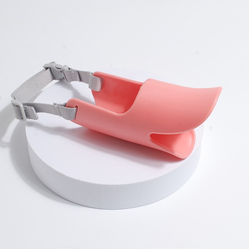 Fun Duckbill-shaped Pet Dog Muzzle Cover Open and Breathable Without Making the Mouth Feel Stuffy Made of Safe Silicone Material