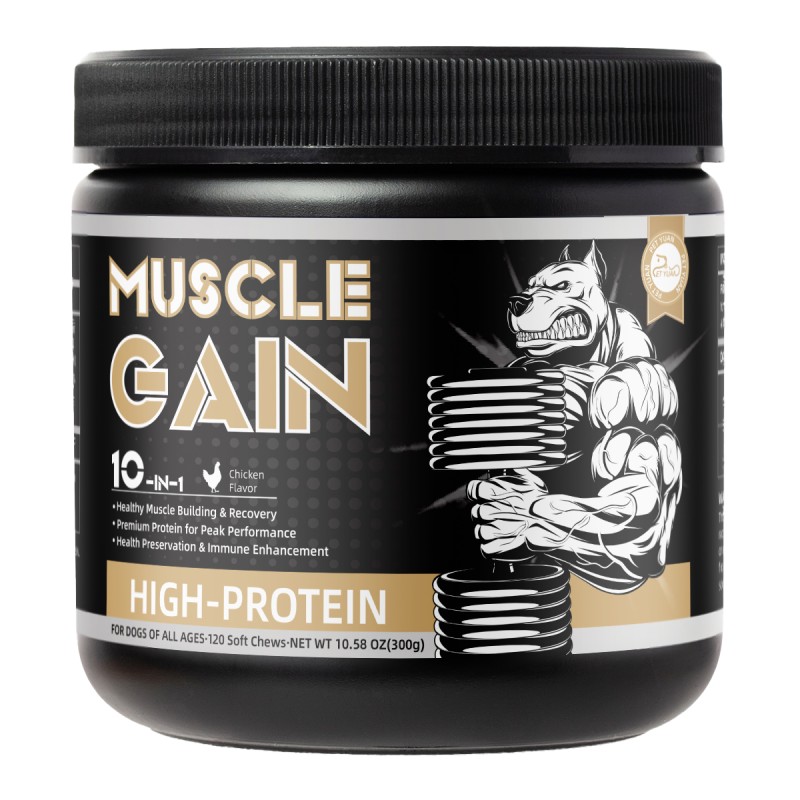Pet Yuan Pet Health Care Supplements Muscle Building Chews Supports Dog Muscle Growth