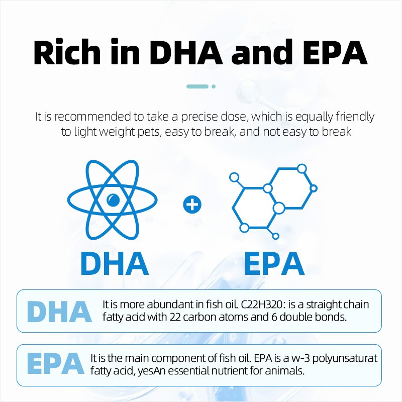 Wholesale Custom Private Label Fish Oil Tablet Softgel Capsules Pet Deep Sea Fish Oil