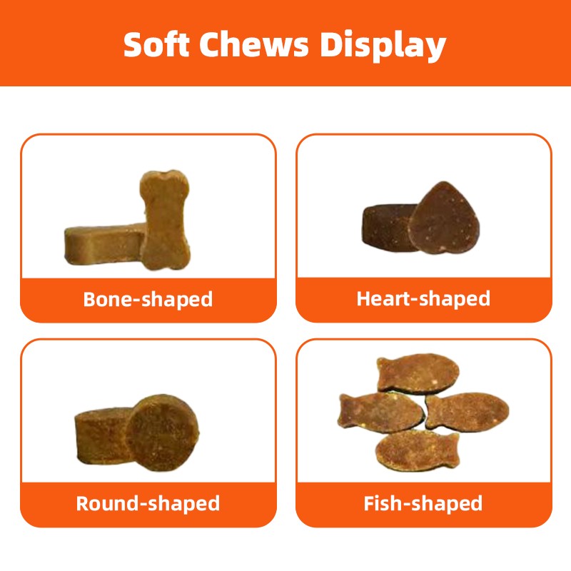 Pet Yuan Pet Health Dog Muscles Builder Supplement Dog Bully Max Muscle Building Chews Gain Weight