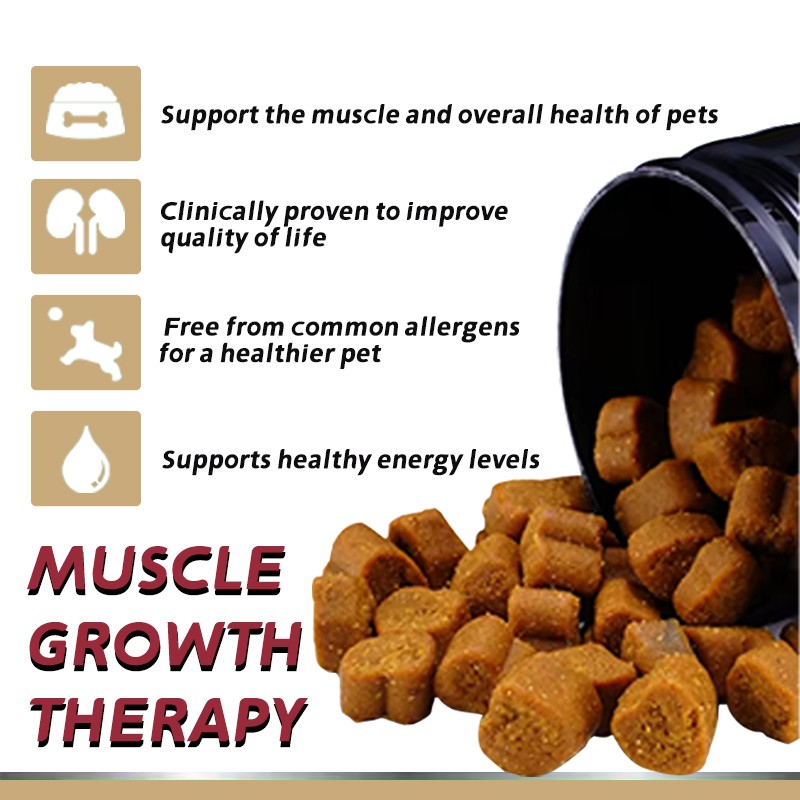 Pet Yuan Pet Health High Protein Supplement Support Dog Muscle Growth Mass Weight Gainer for Bully Dogs