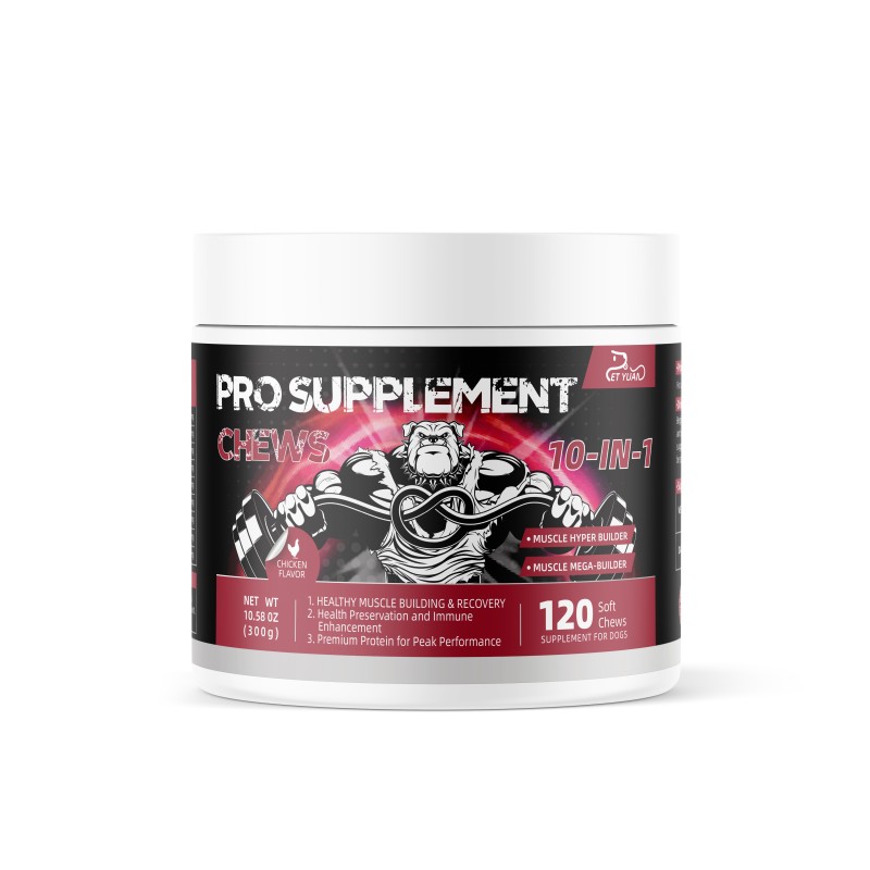 Pet Supplement High Protein  Soft Chews Immune System Strengthen  Muscles Builder Supplement Racing Dogs Bites