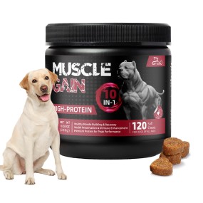 Pet Yuan OEM High Protein Dog Muscle Booster for Weight Gain High in Calories Pet Care Dog Muscle Builder Supplement