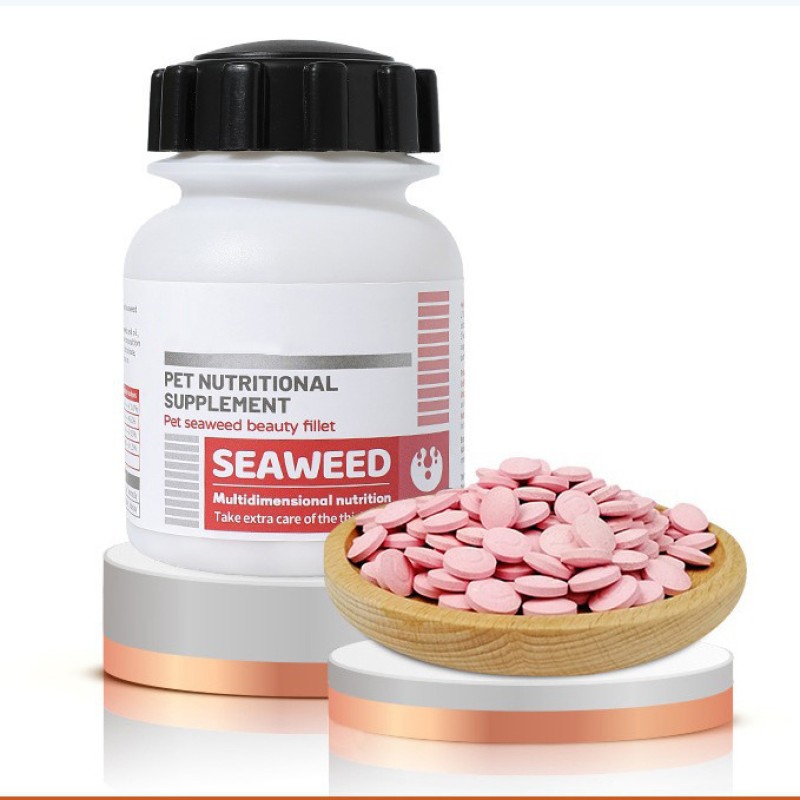 Pet Dog Multi Vitamins Tablets for Promoting Healthy Growth Make Fur Bright Cats Dogs Supplement