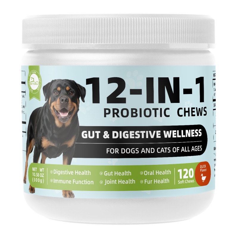 OEM ODM Multi-effect Combined Immunity Enhancing Probiotic Soft Chews for Pets Daily Health Supplements for All Age Groups
