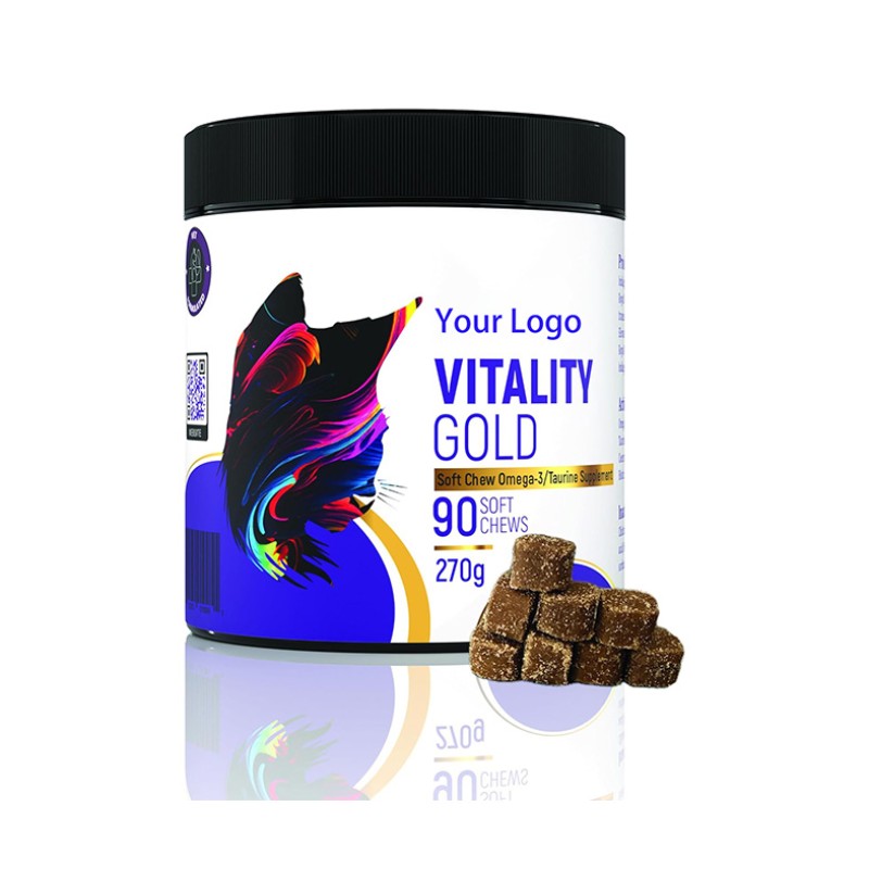 High-end Cat Health Nutrition Supplement Soft Chewable Tablets Contain cat Daily Vitamins Taurine All-round Protect cat Health