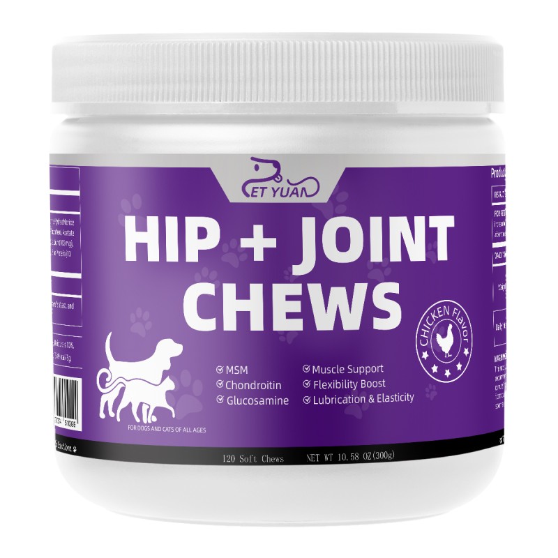 Pet Highly Effective Joint Health Soft Chew Tablets Daily Joint Health Care Nutritional Supplement for All-age Pet Cats and Dogs