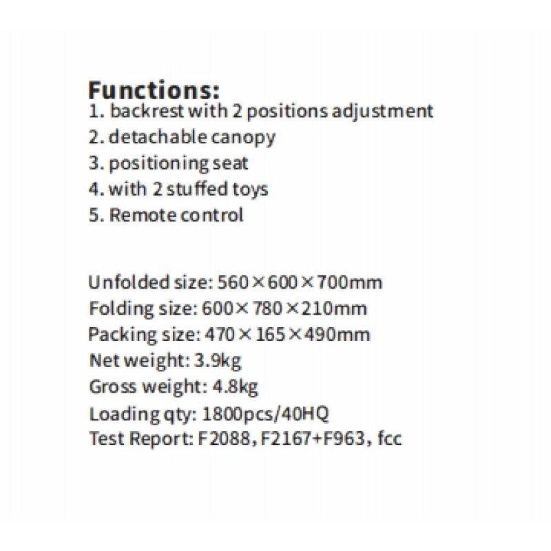 Baby Swing Chair Factory - Music Multi Motion