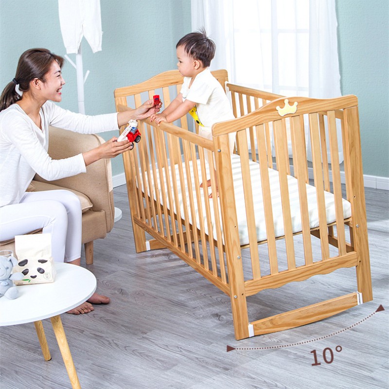 Baby Crib Manufacturer - Multi-Functional Pine Wood
