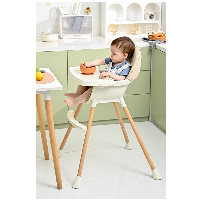 Baby High Chair Factory - Wood Grain Steel Tube