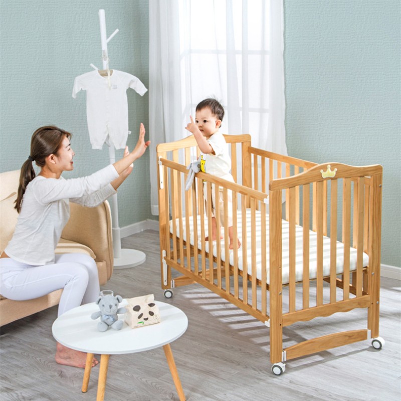 Baby Crib Manufacturer - Multi-Functional Pine Wood
