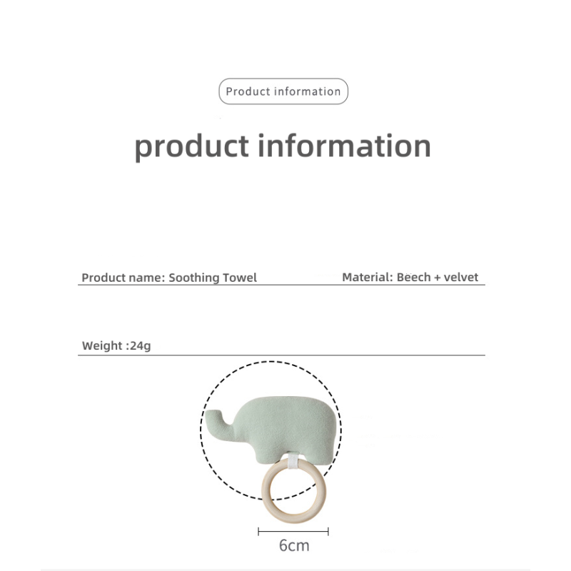 Baby Rattle Supplier - BPA Free Animal Cartoon