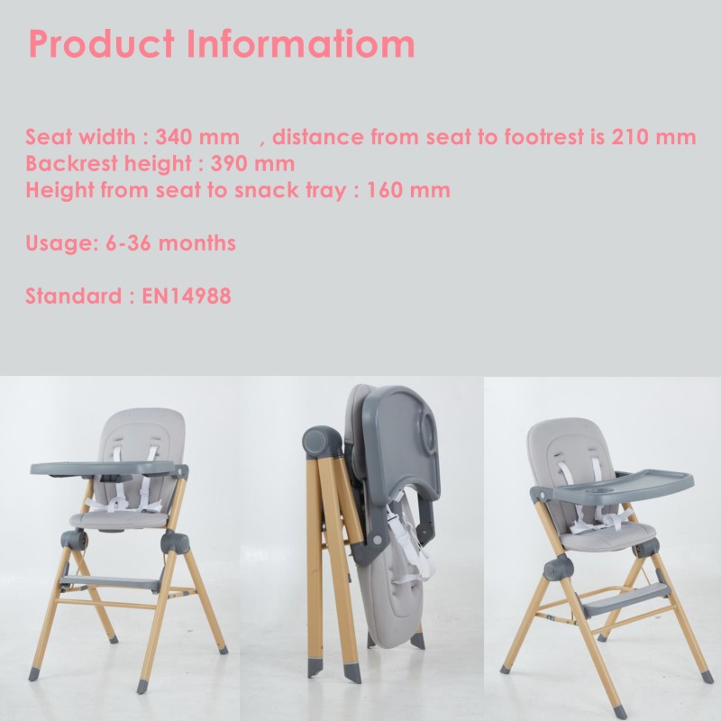 Baby High Chair Factory - Wooden Growth Chair