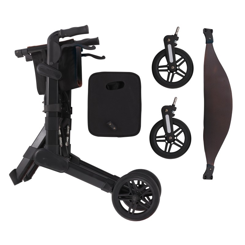 Rollator Walker Supplier - Aluminum Folding Lightweight