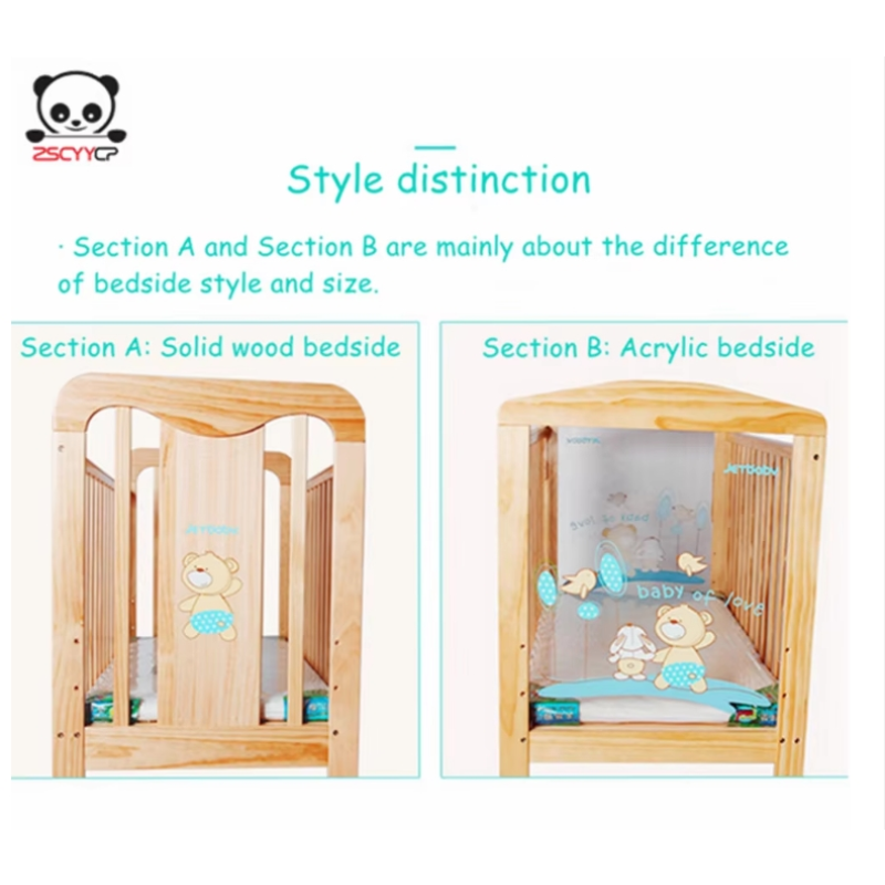 Baby Crib Factory - Modern Wooden Adjustable