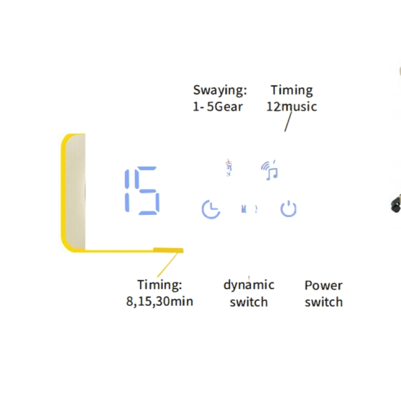 Baby Electric Swing Supplier - Crib Bassinet Rocker