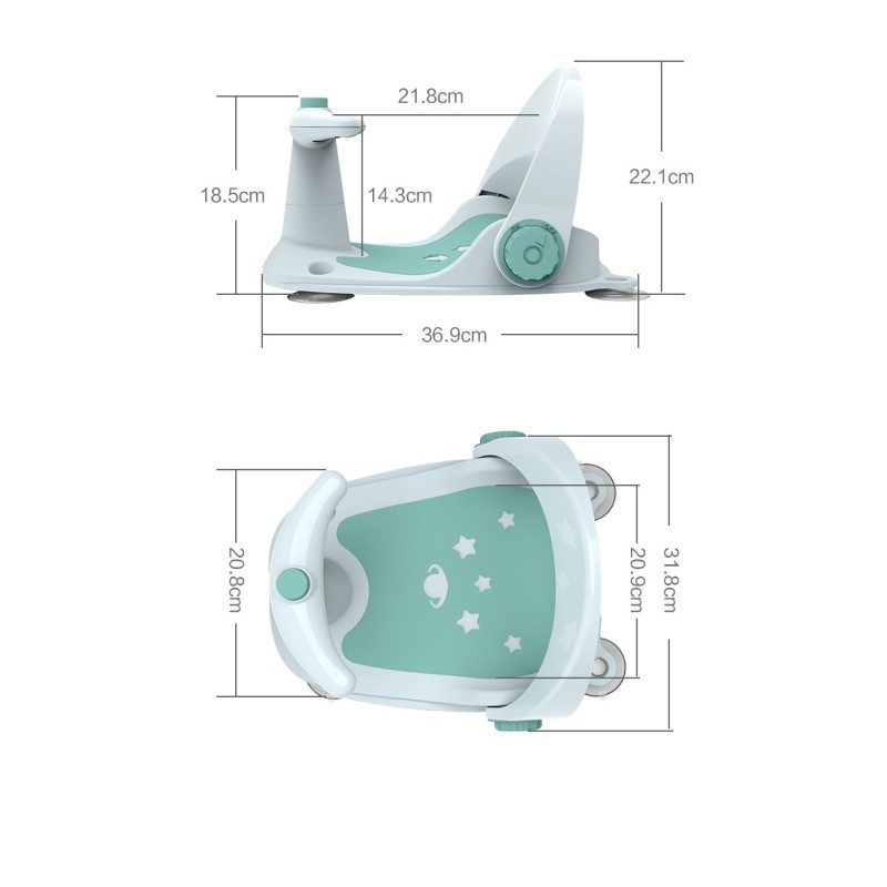 Baby Bath Chair Supplier - Foldable Backrest Suction