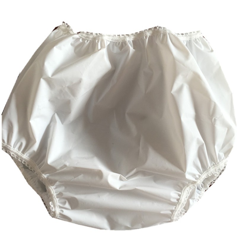 Waterproof Pants Supplier - Adult Milky White Plastic Incontinence
