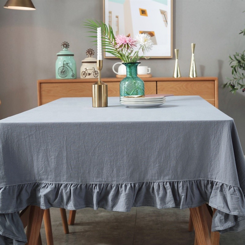 Cotton Tablecover Manufacturer - Customized Rectangle Linen Home