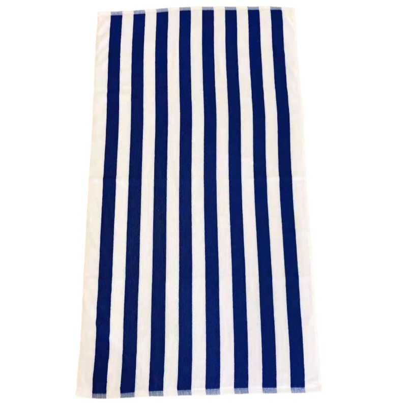 Striped Towel Manufacturer - Custom 100% Cotton Compressed Pool