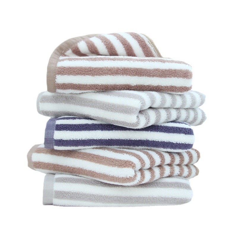 Striped Towel Manufacturer - Custom 100% Cotton Compressed Pool