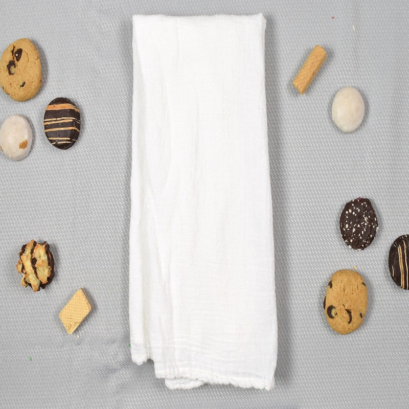 Dish Towel Factory - 100% Polyester Cotton Plain White