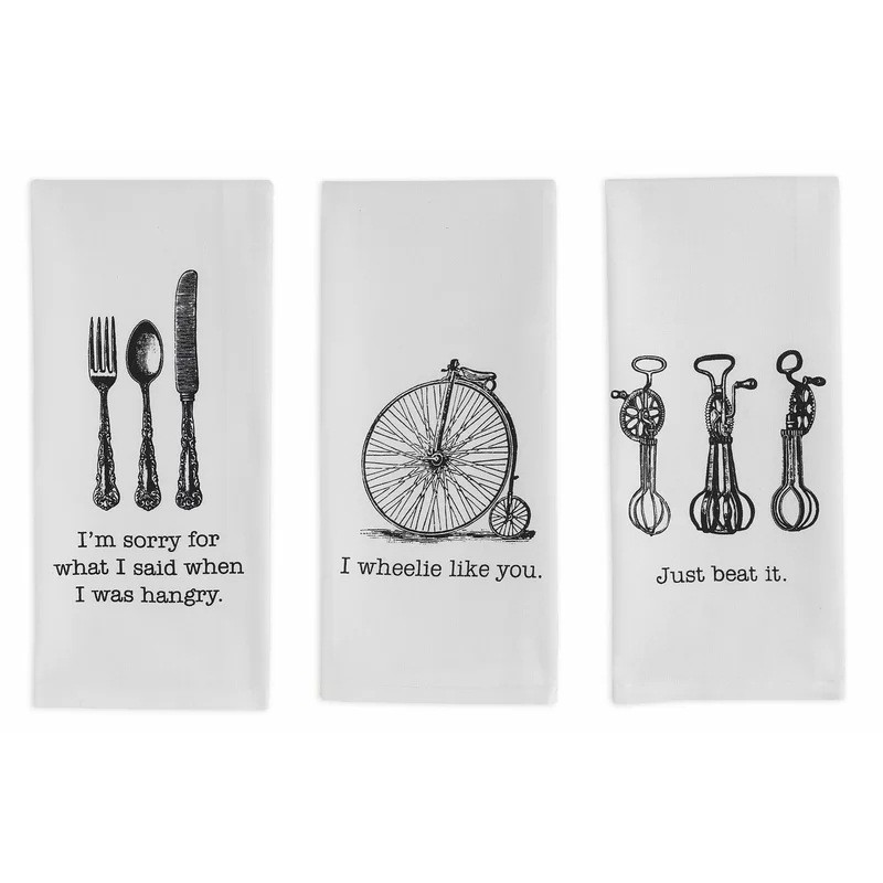 Dish Towel Factory - 100% Polyester Cotton Plain White