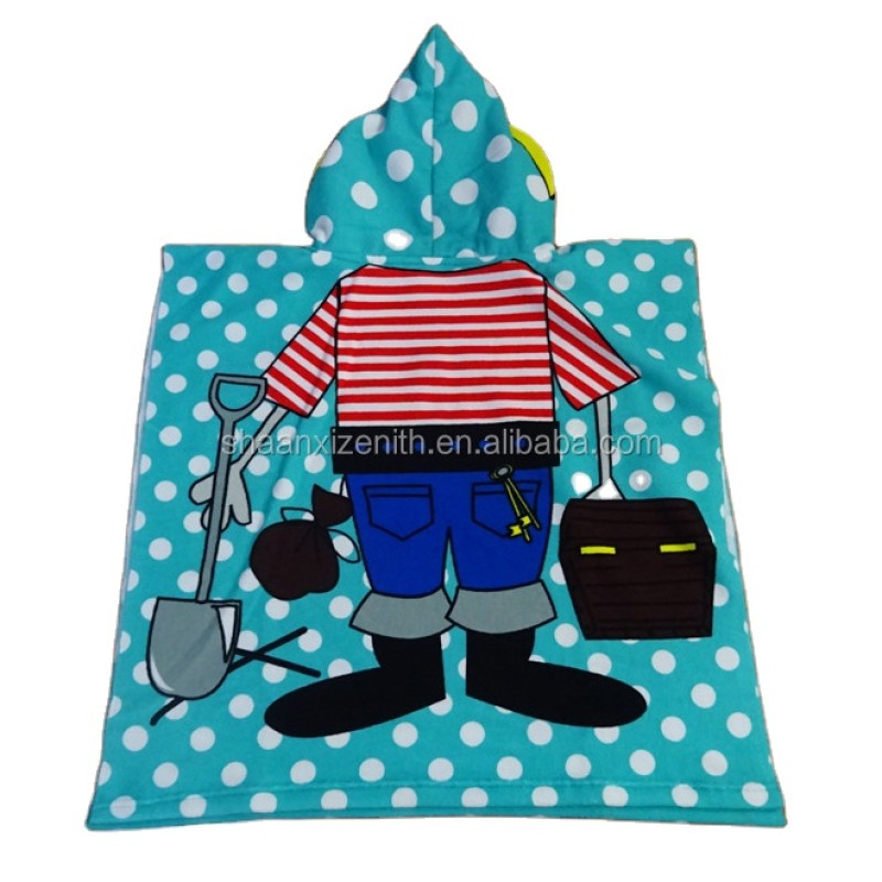 Kids Poncho Supplier - Wholesale Microfiber Hooded Quick Dry