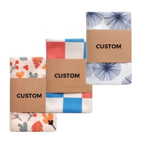 Kitchen Towel Supplier - Hot Sale Custom Logo Super Absorbent