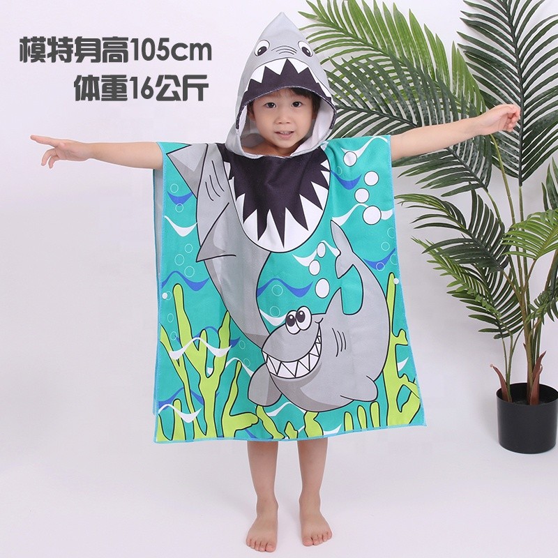 Hooded Towel Manufacturer - In Stock Children Printed Cartoon