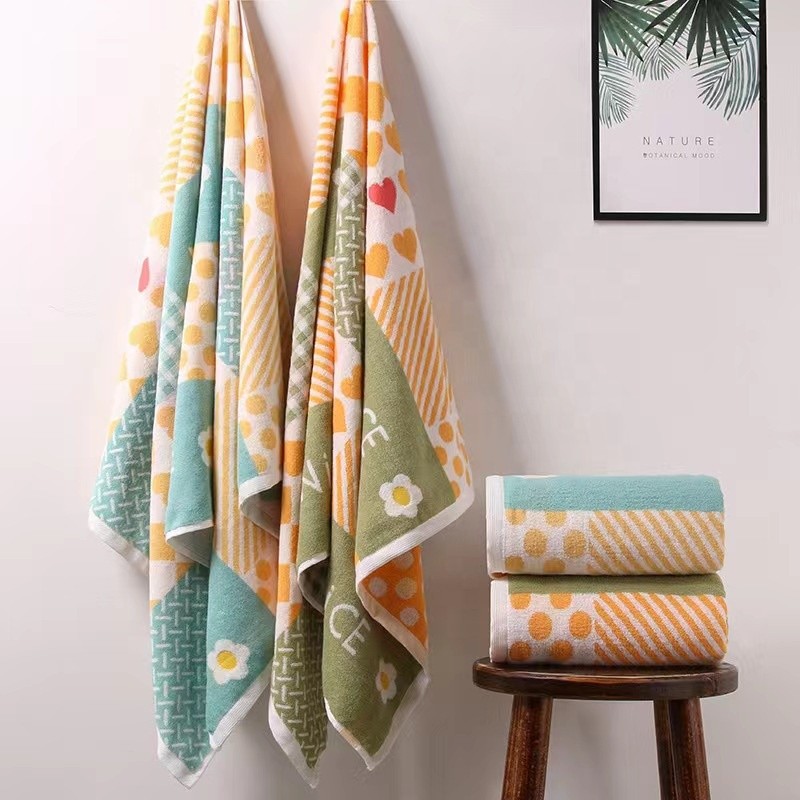 Bath Towel Factory - Jacquard 100% Cotton Quick Drying Custom