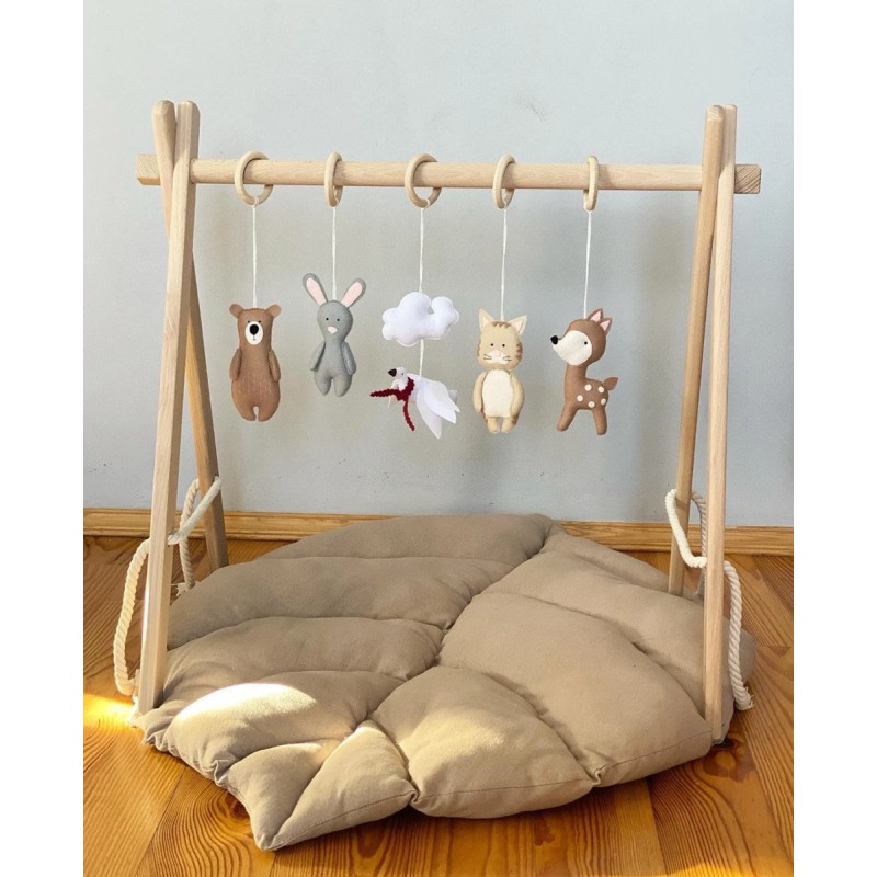 Activity Gym Factory - Natural Wooden Foldable Montessori