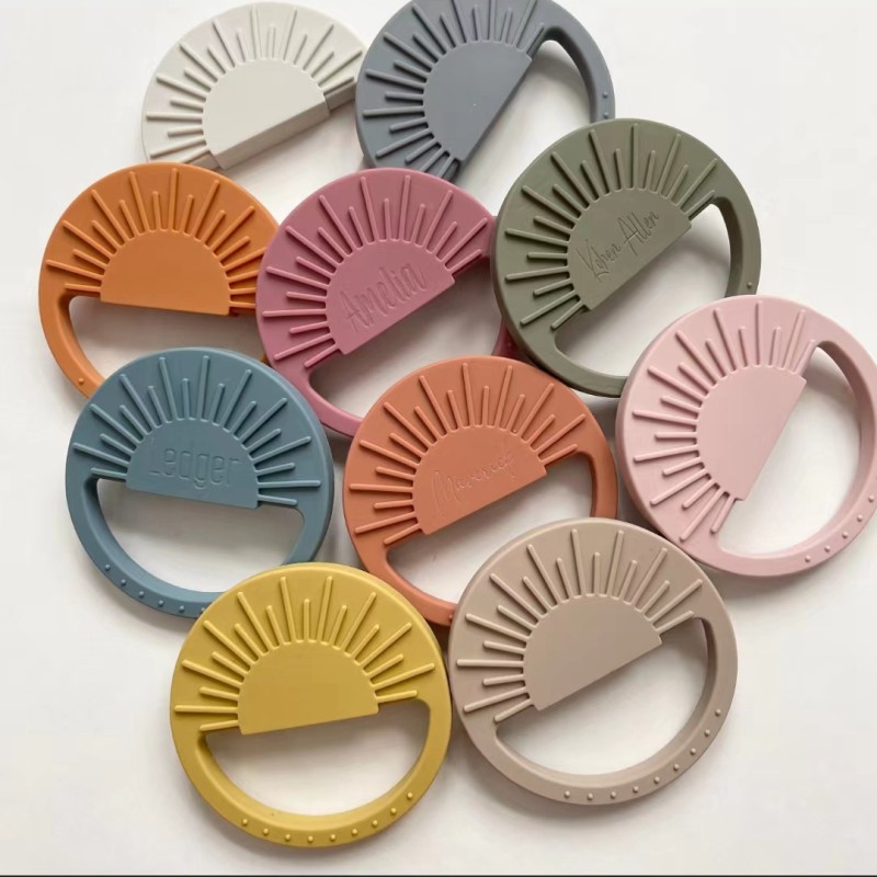 Teething Toy Factory - BPA Free Silicone Chewable Ring Sun