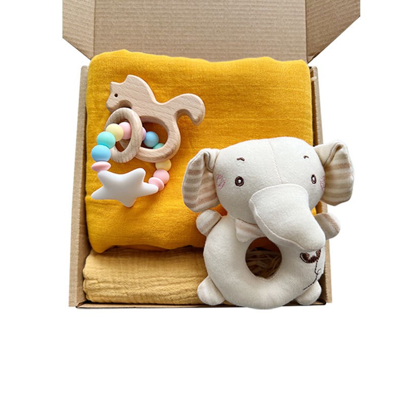 Baby Shower Gift Factory - Organic Cotton Printed Blanket Set