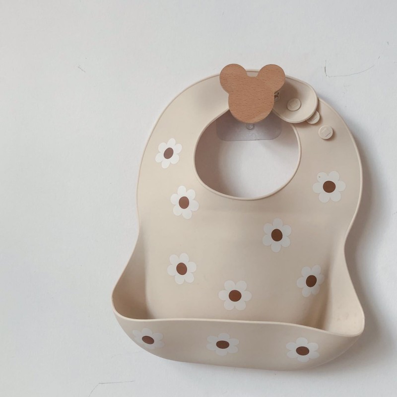 Engraved Bib Supplier - INS Silicone Baby Shower Gift