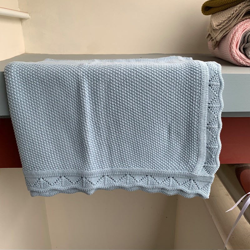 Knitted Blanket Manufacturer - Cotton Knitted for Boys Girls