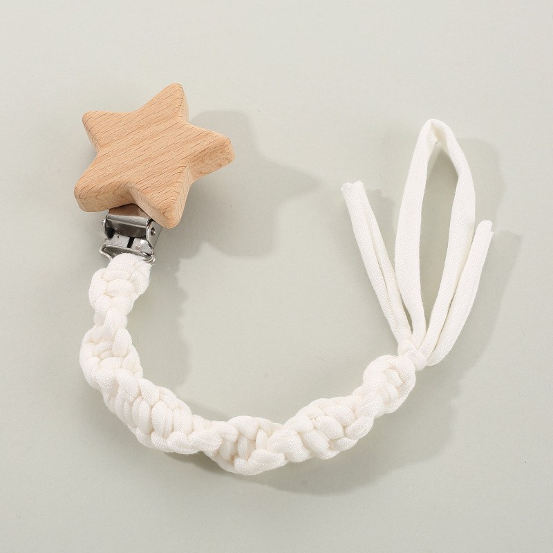 Pacifier Clip Manufacturer - Handmade Carton Animal Beech Wood