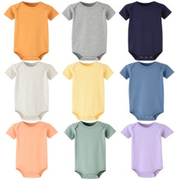 Organic Bodysuit Factory - Hot Ready to Ship Short Sleeve