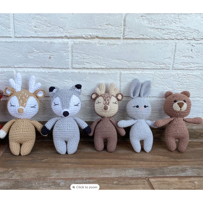 Birthday Gift Factory - Toddler Plush Woodland Animals Nursery