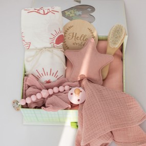 Security Blanket Factory - Baby Lovey Muslin Swaddle Gift Set
