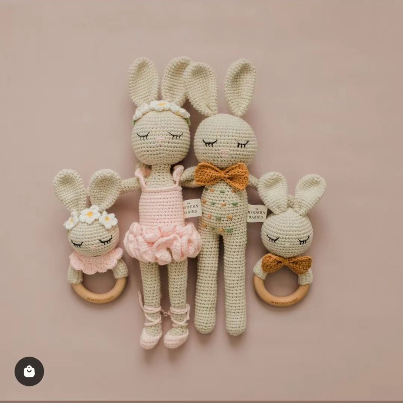 Baby Teether Supplier - Custom Designed Animal Crochet Gift