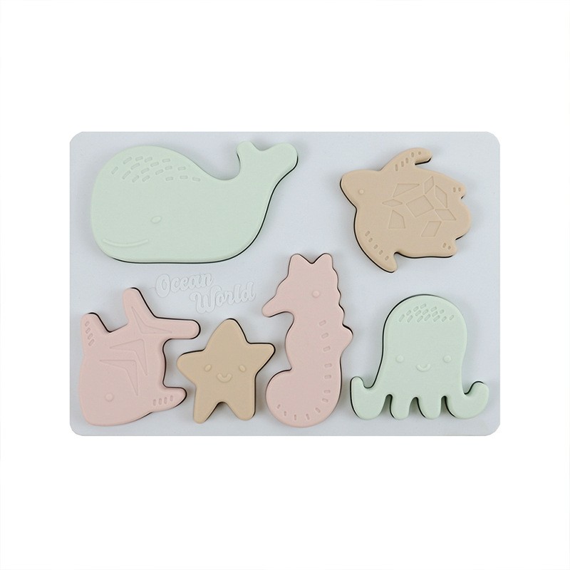 Educational Toy Supplier - 100% Food Grade Silicone Jigsaw