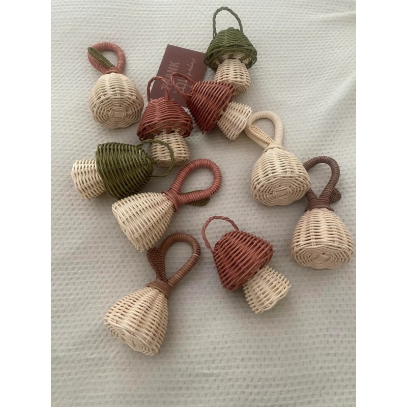 Rattan Rattle Factory - Handmade Boho Wicker Nursery Toy